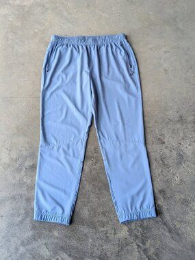 Asics Men's Blue Woven Joggers Athletic Running Pants size XL